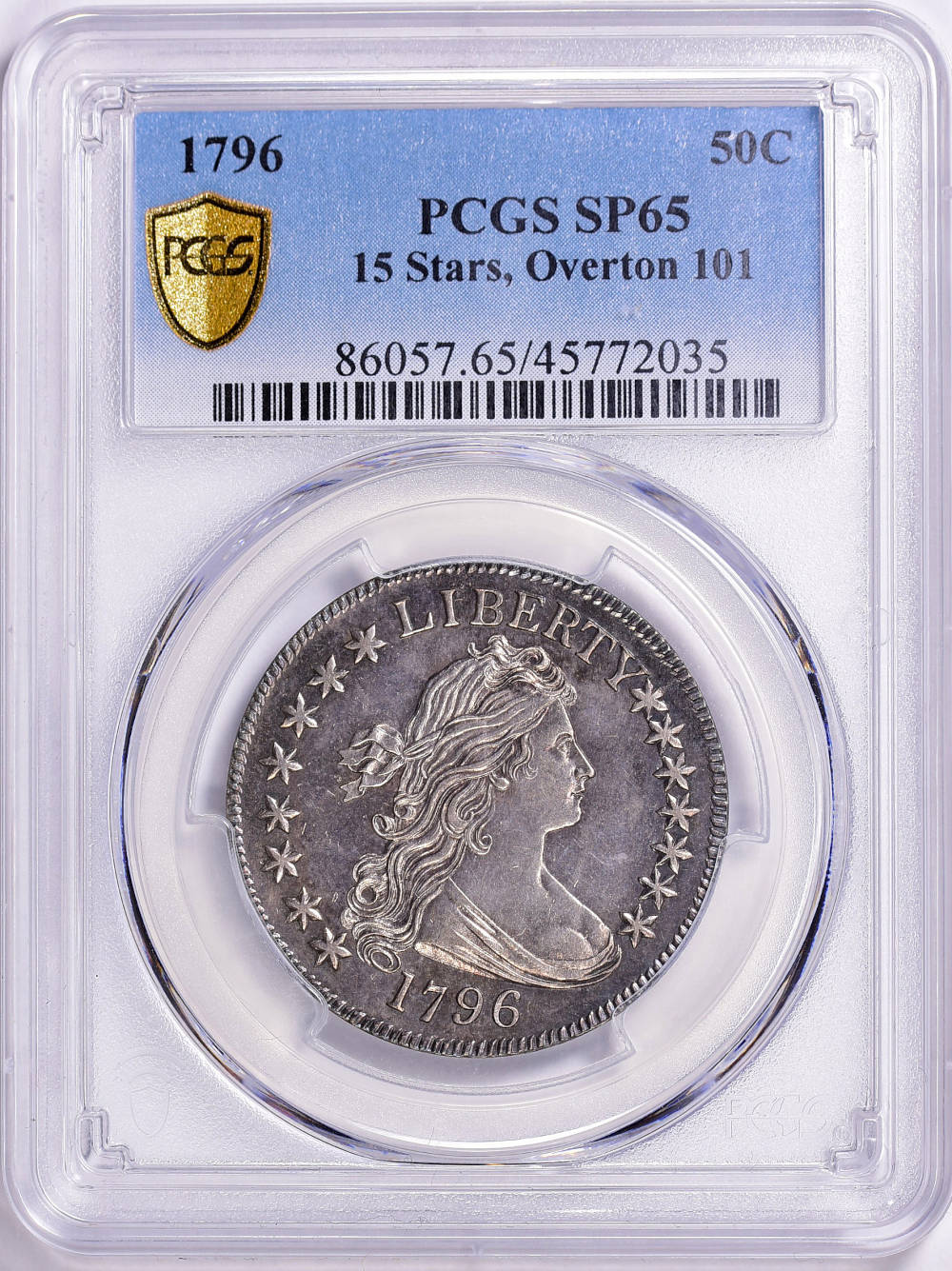 Only-In-My-Dreams---1796-50c-Half-Dollar-Graded-PCGS-SP-65-Sells-For-$1,046,250